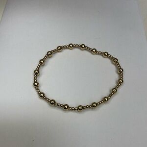 enewton classic sincerity pattern 14kt gold filled bracelet - like new - 6.25”
